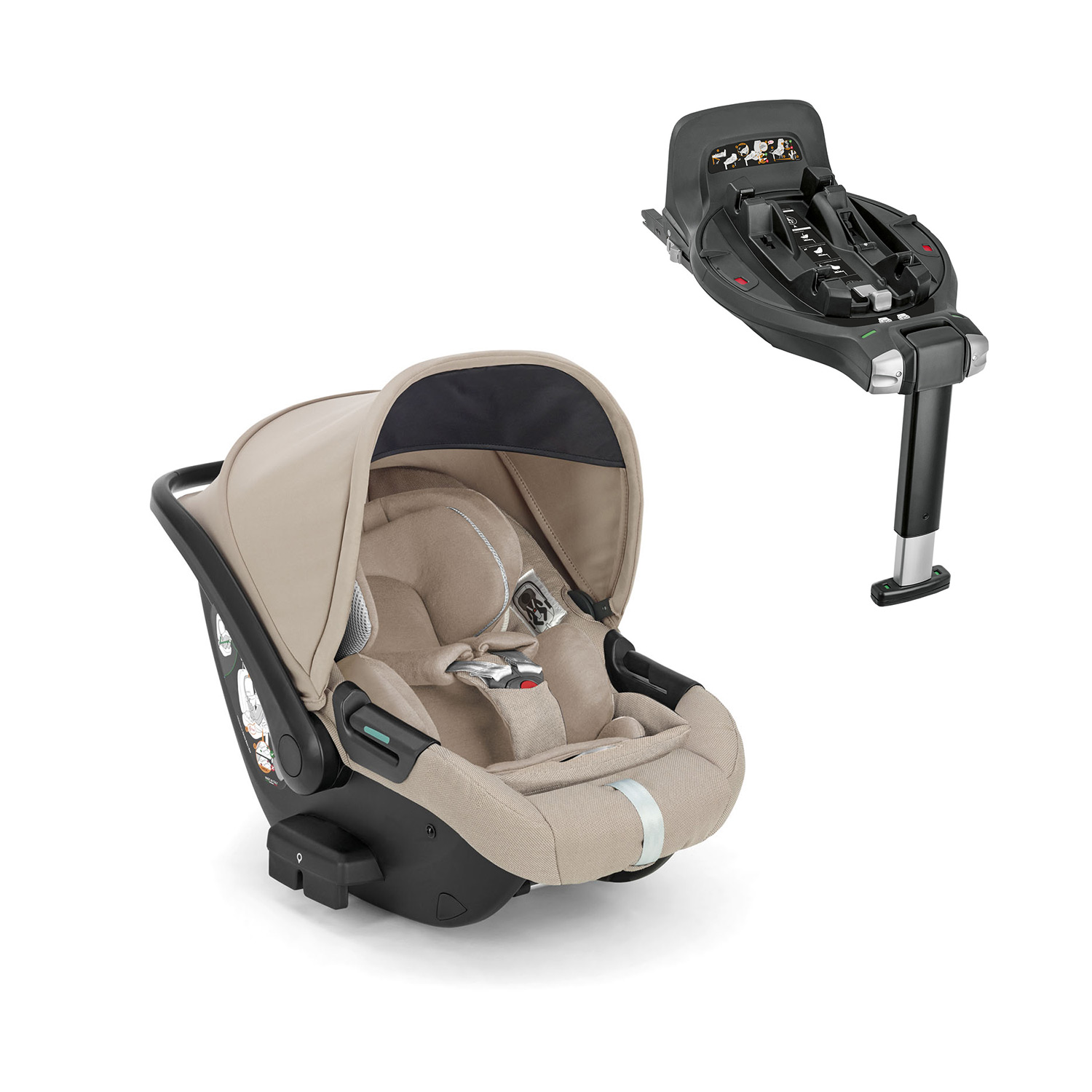 Discover Inglesina's new Aptica System Quattro travel system with  reclining, 360 spin car seat