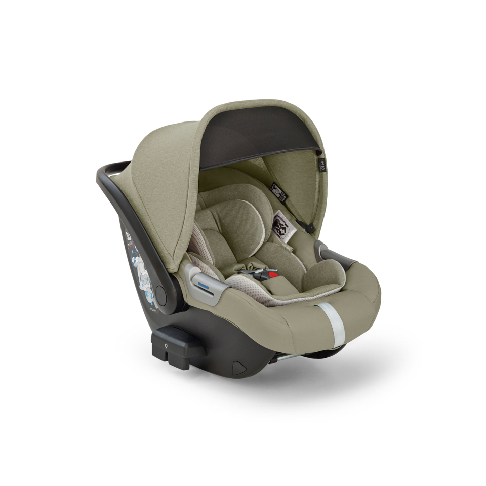 Green car seat